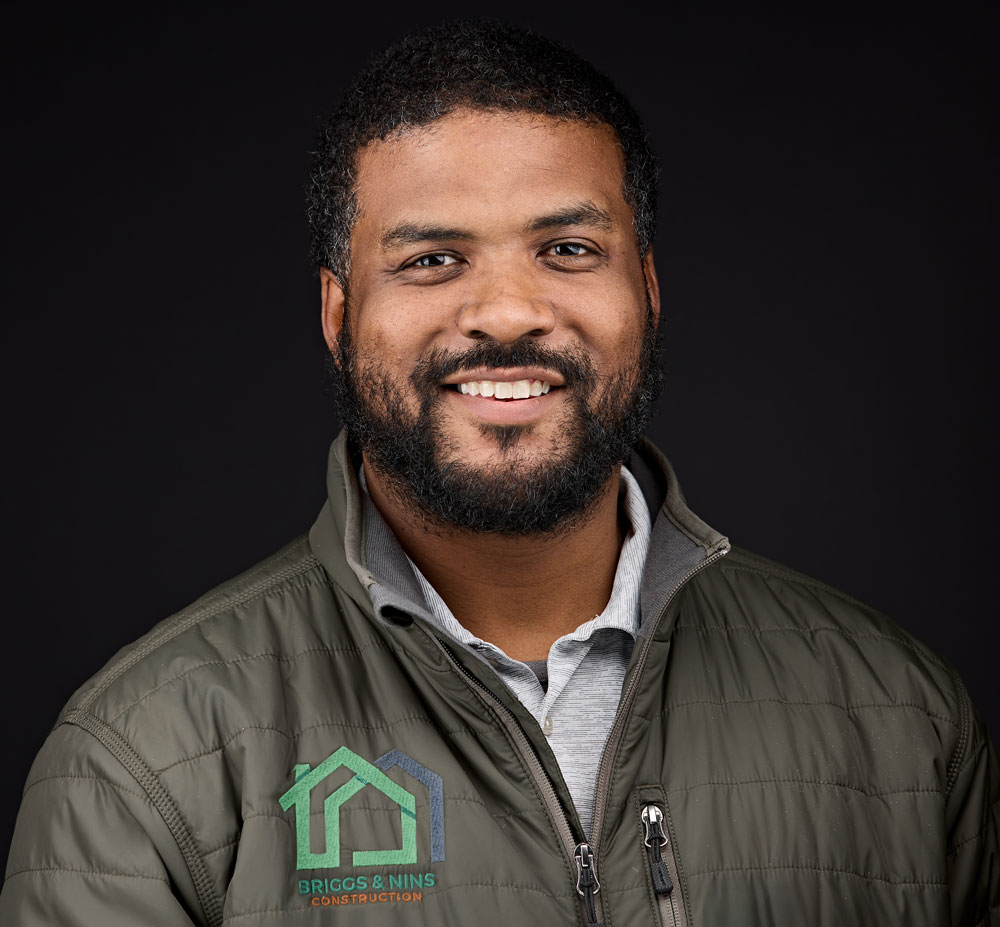 Anton Briggs, owner of Briggs and Nins Construction